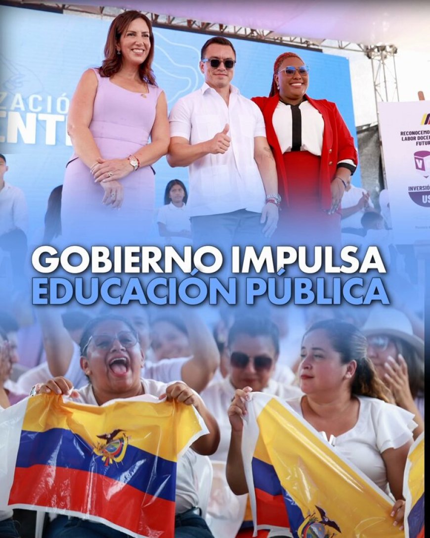 🔵 Gobierno Nacional refuerza la educación pública con una inversión significativa y más docentes para mejorar la calidad educativa. Con 437 nuevos nombramientos y una inversión de 30 millones de dólares, se busca transformar el sistema y garantizar un futuro mejor para miles de