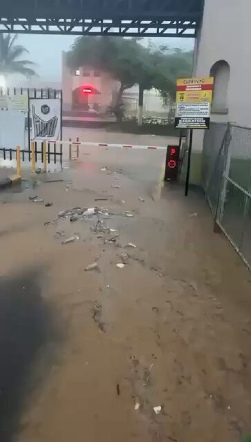 Totalmente inundado el sector de villa del rey, Daule.
