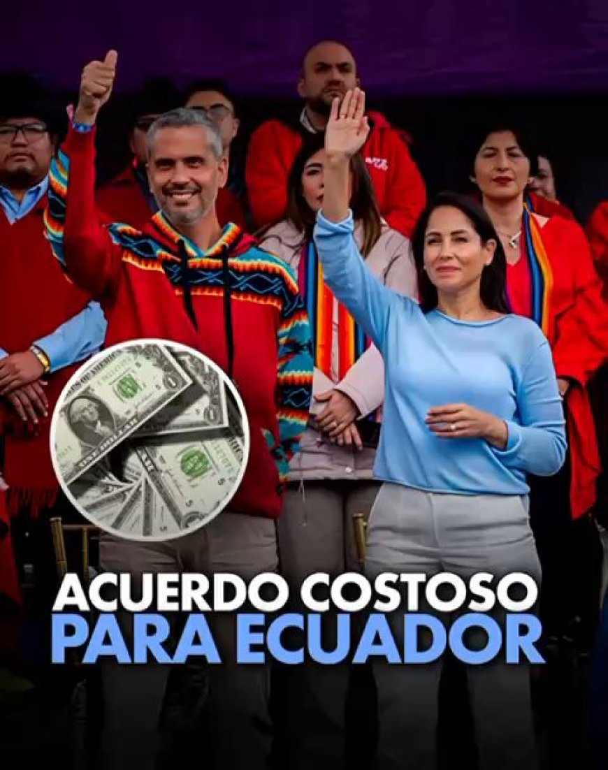 🔵 El pacto firmado el 30 de marzo entre la Revolución Ciudadana y Pachakutik implicaría una pérdida anual de $1.5 millones para el fisco ecuatoriano. Según expertos, la reducción del IVA del 15% al 12%, podría agravar el déficit fiscal y afectar la financiación de servicios