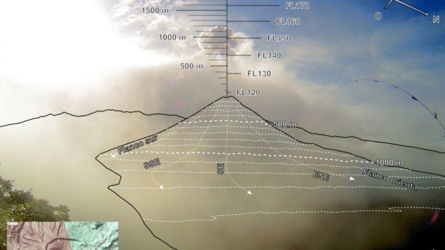 🔵 El volcán El Reventador registró 52 explosiones entre el 5 y 6 de abril, con columnas de ceniza de hasta 1.200 metros y caída de material incandescente. El Instituto Geofísico mantiene vigilancia constante por su alta actividad superficial. #Ecuador #VolcánElReventador