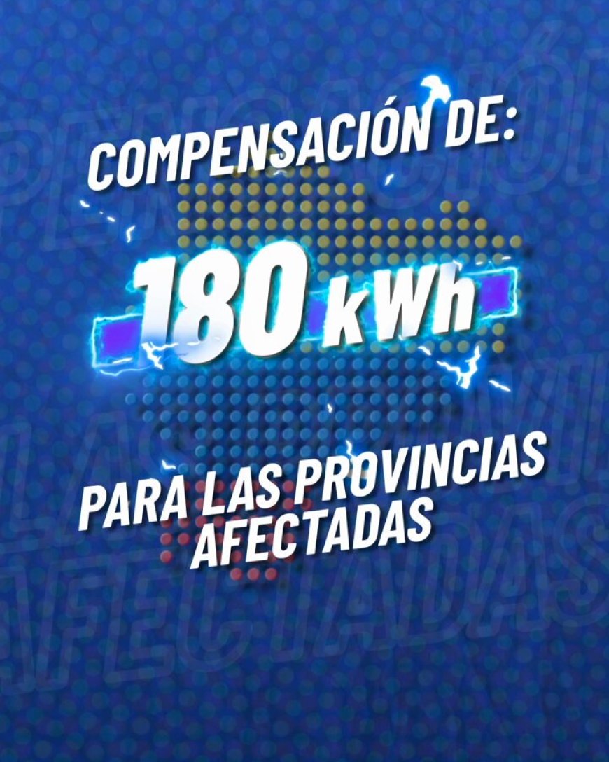 🔵 Para aliviar el impacto de la época invernal en miles de familias, el Gobierno Nacional ha dispuesto una compensación de 180 kWh para los usuarios residenciales en las provincias en emergencia. 
 
#ElNuevoEcuadorResuelve