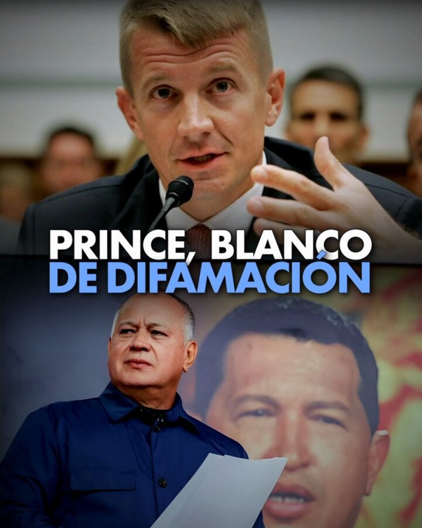 🔵 El ministro del Interior de Venezuela, Diosdado Cabello, afirmó que Erik Prince, fundador de Blackwater, estaría actuando como “asesor del narcotráfico” en Ecuador. La declaración se dio durante una rueda de prensa, aunque no se presentó evidencia que respalde esta acusación.