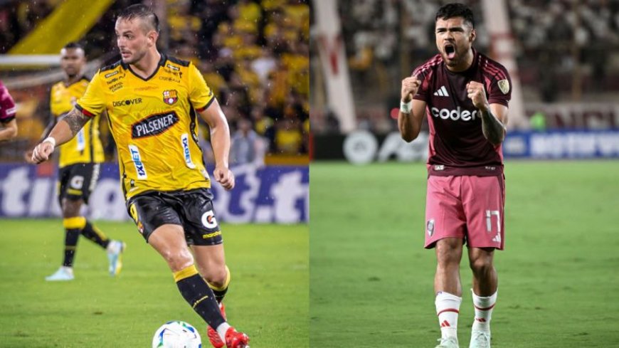 🔵 River Plate recibe a Barcelona SC en Buenos Aires, en un duelo clave del Grupo B. Ambos llegan con victoria en la primera fecha y buscan liderar la zona. El 'Ídolo' quiere dar el golpe ante un River que jugará sin público por sanción. ¿Habrá sorpresa en el Monumental?