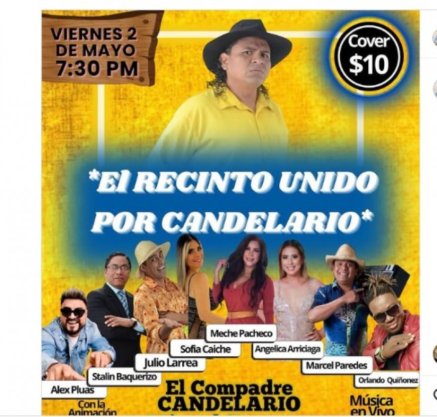 🔵 Los actores de Mi Recinto se reencontrarán en un show lleno de humor y música para recaudar fondos a favor de Miguel Santana, quien enfrenta graves problemas de salud.
📍 2 de mayo