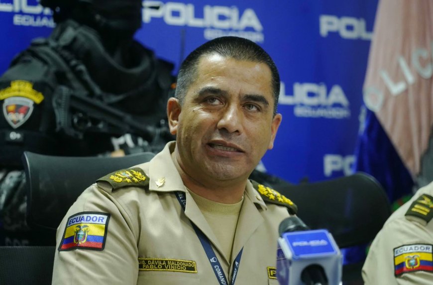 Presidente Noboa designa a Pablo Dávila como nuevo Comandante General de la Policía Nacional