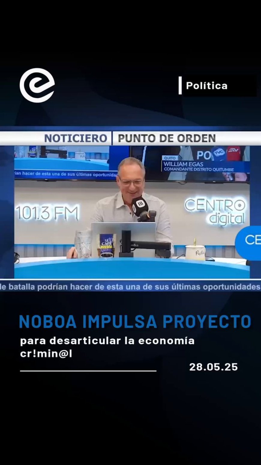 🔵 Daniel Noboa lanza ofensiva legal contra el crimen
