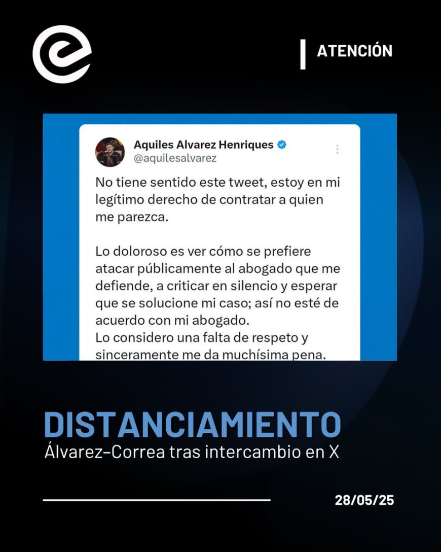 Caso Triple A provoca quiebre público entre Aquiles Álvarez y Rafael Correa