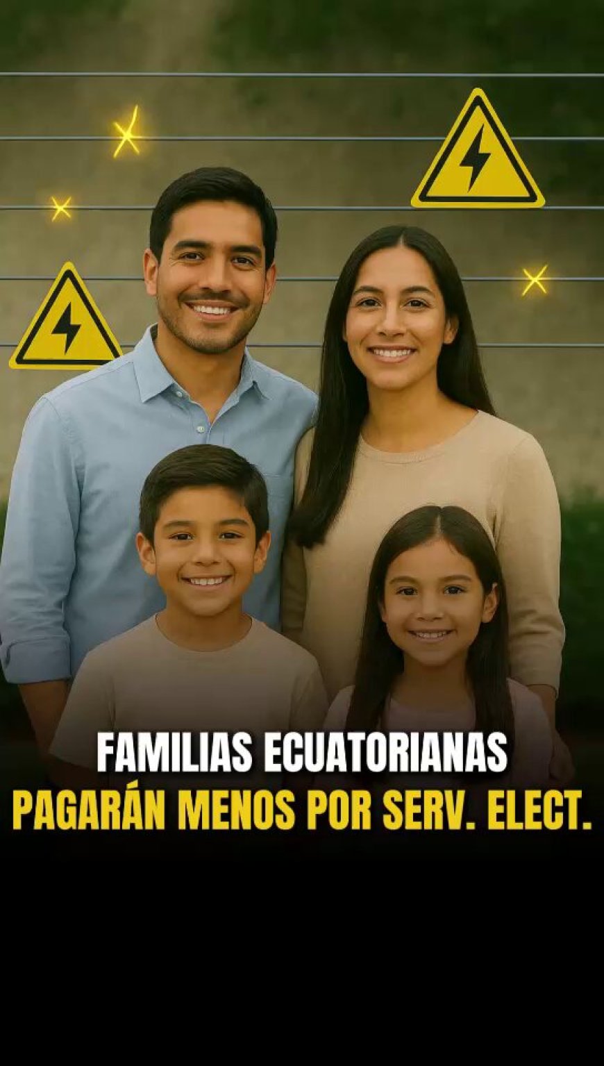 🔵 El Gobierno Nacional garantiza que las familias ecuatorianas no pagarán más por la luz. El ajuste tarifario anunciado se aplicará solo a los grupos AB-1 y MB, mientras que el grupo de bajo voltaje no tendrá ningún incremento.