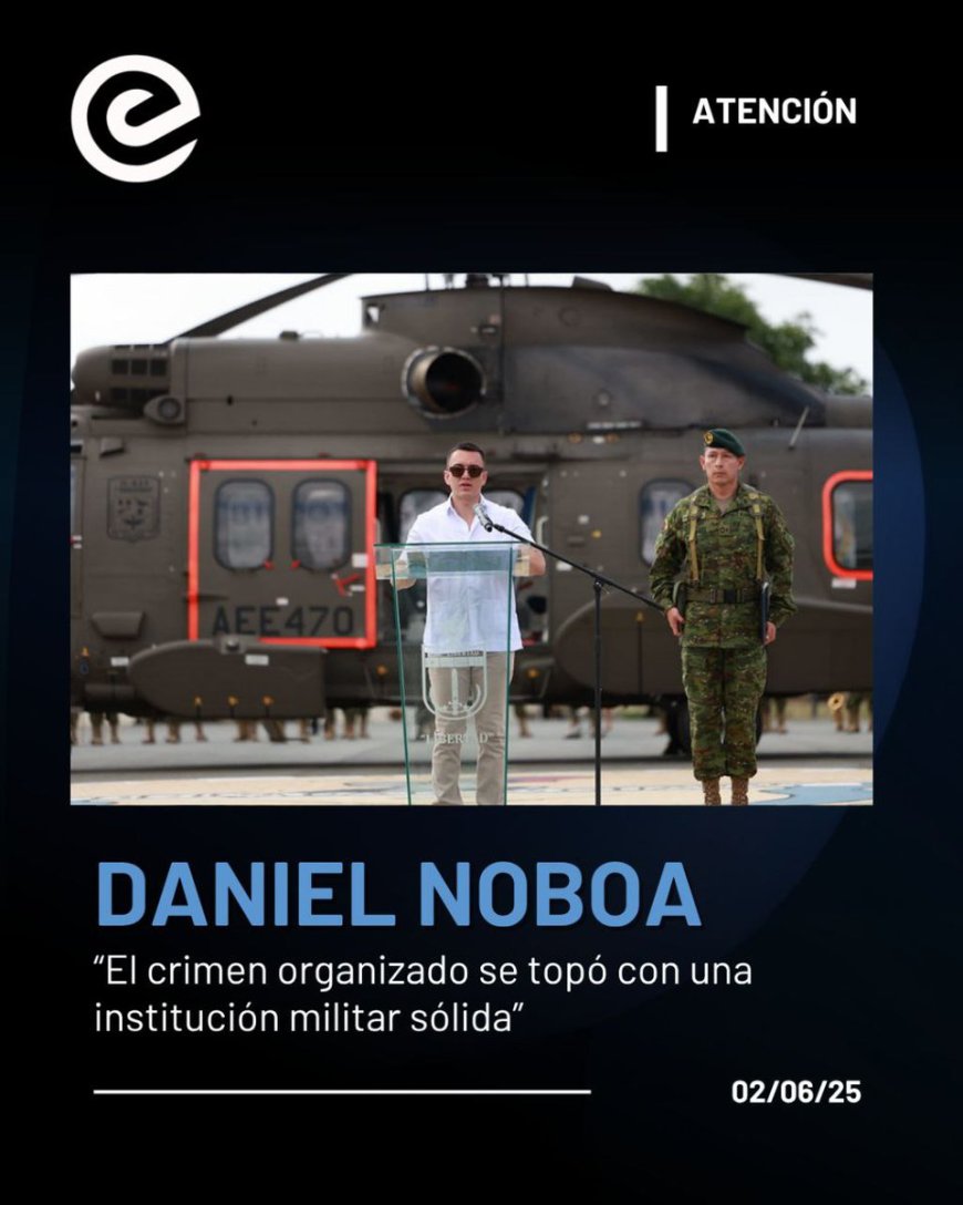 Noboa entrega helicópteros H225 al Ejército para lucha contra el crimen