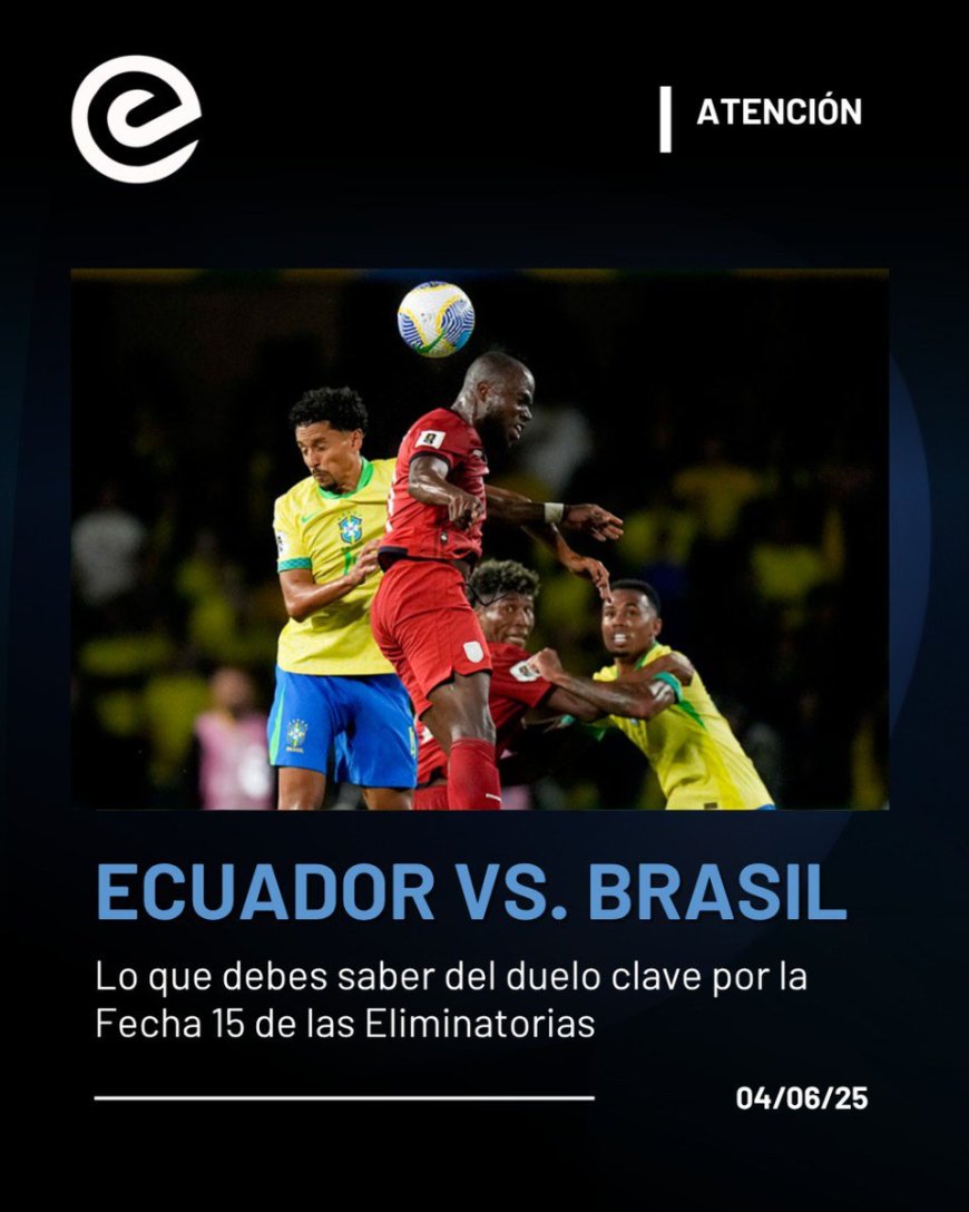 🔵 Todo listo para el Ecuador vs. Brasil en el estadio Banco Pichincha