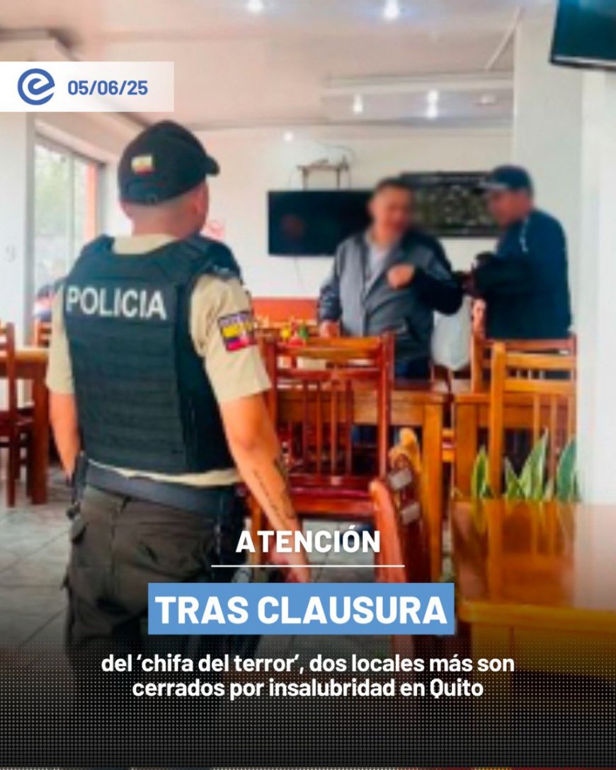 Chifas clausurados por insalubridad en Quito