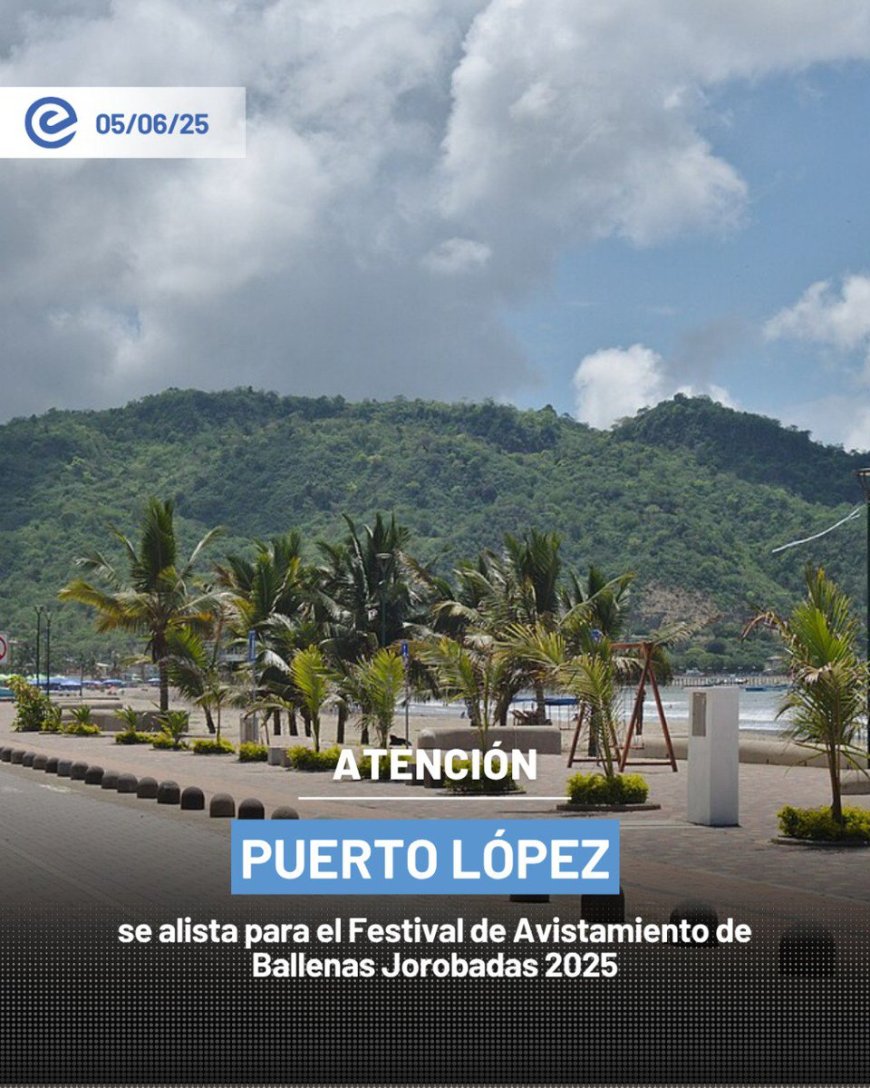 🔵 Puerto López se prepara para recibir a los gigantes del mar