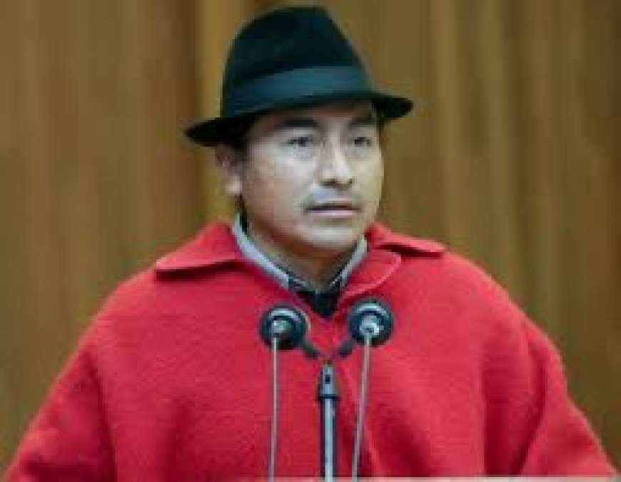 Leonidas #Iza aseguró este lunes que los asambleístas de #Pachakutik que respaldaron la 'Ley de Solidaridad Nacional' de Daniel Noboa se enfrentarán a "decisiones severas".