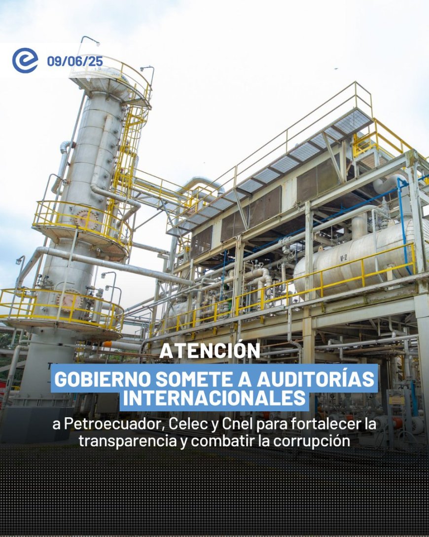 Empresas públicas bajo la lupa: Gobierno anuncia auditorías internacionales En una clara apuesta por la transparencia y la eficiencia, el Gobierno informó que Petroecuador, Celec y Cnel serán sometidas a auditorías por tres de las cuatro firmas más prestigiosas del mundo. Esta…
