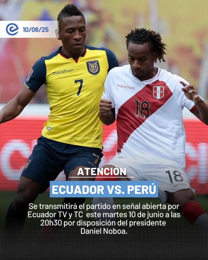 🔵 🇪🇨⚽ ¡Todo Ecuador con La Tri!