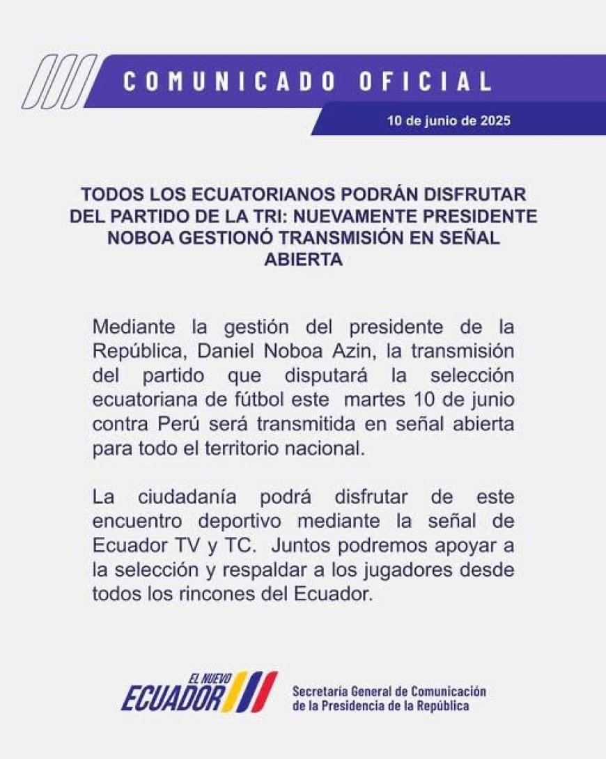🔵 🇪🇨⚽ ¡Todo Ecuador con La Tri! | Ecuador vs. Perú: La Tricolor busca la victoria en Lima