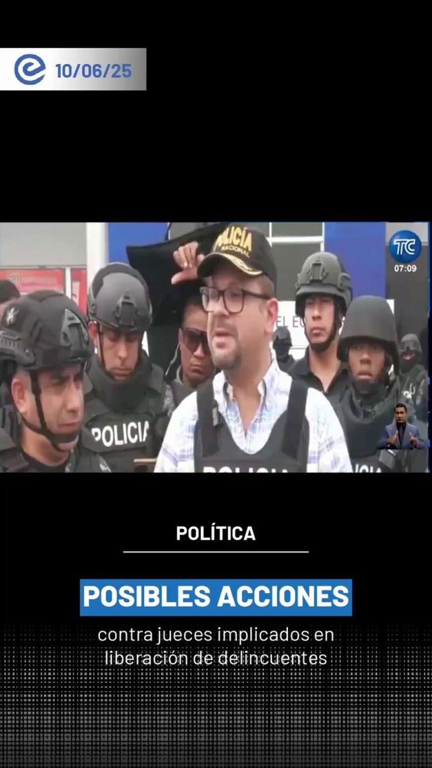 Judicatura investigará a jueces por liberación de delincuentes