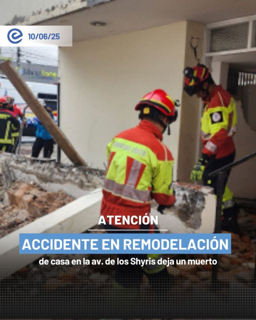 Colapso en Quito: Una persona fallecida y dos heridos en la Av. de los Shyris