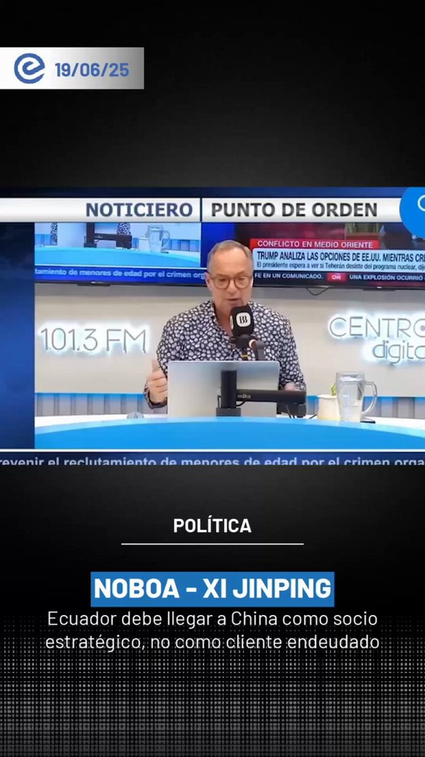 🔵 La reunión entre Daniel Noboa y Xi Jinping marcará un giro estratégico para Ecuador: ya no se trata de ser un cliente endeudado, sino un socio confiable. El país busca dejar atrás la diplomacia petrolera del correísmo y construir vínculos pragmáticos con China.