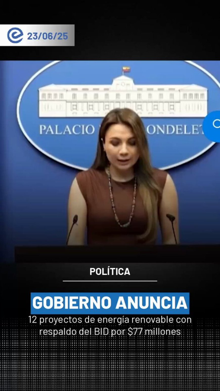 🔵 Ecuador apuesta por la energía limpia