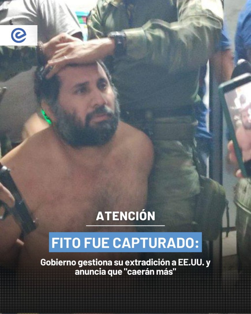 🔵 Alias Fito, uno de los criminales más buscados del país, fue capturado hoy gracias a la aplicación de las leyes de Solidaridad e Inteligencia. El operativo fue ejecutado por el Bloque de Seguridad, integrado por fuerzas policiales y militares.