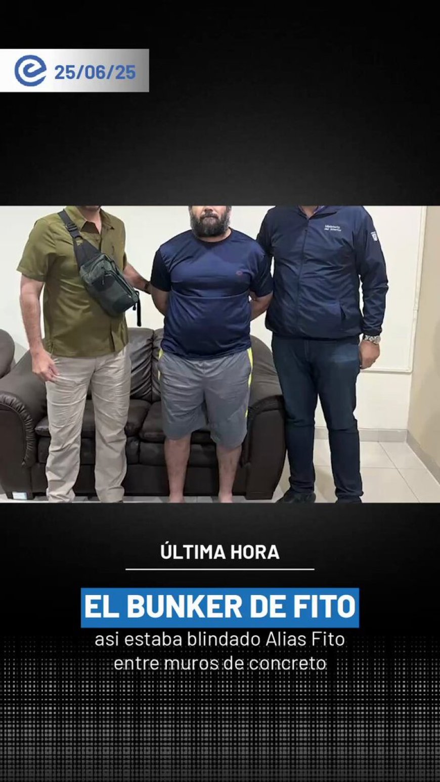 Captura de 'Fito', líder de Los Choneros, en búnker