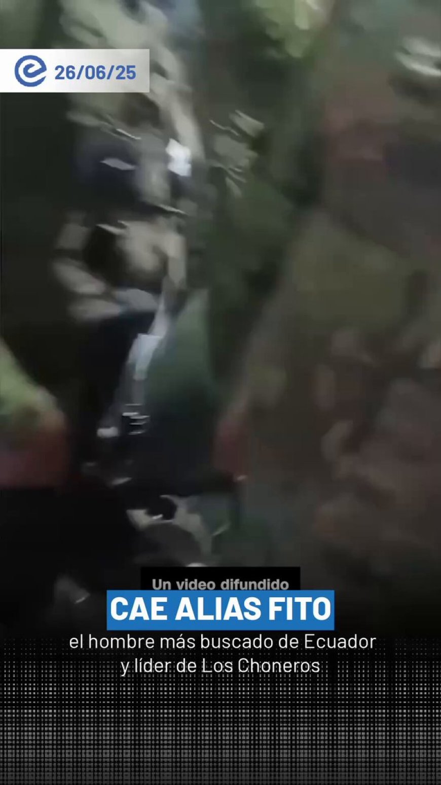 Capturan a 'Fito', líder de Los Choneros, tras fuga que desató violencia en Ecuador