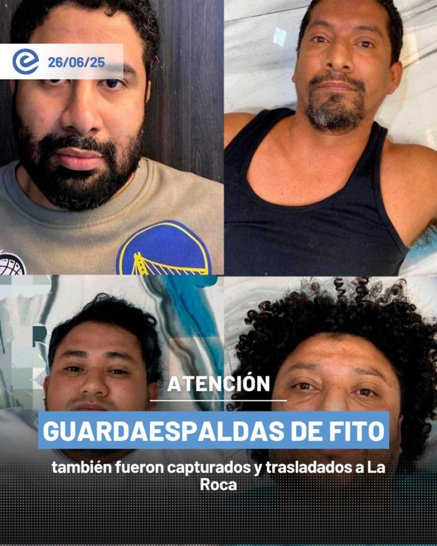 Capturan a alias 'Fito' y sus guardaespaldas en Ecuador