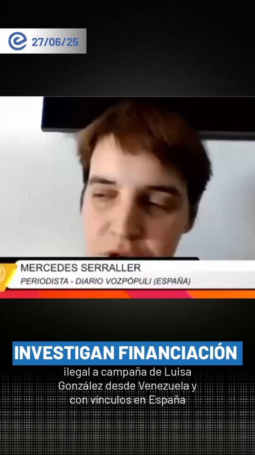 Investigación en España apunta a presunta financiación ilegal de campaña de Luisa González desde el chavismo