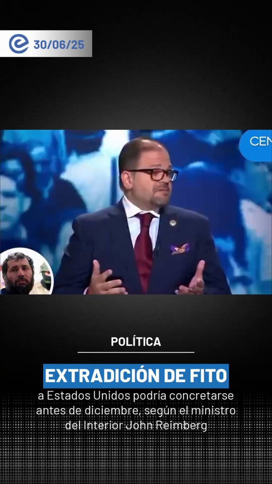 Extradición de alias Fito a EE.UU. podría concretarse antes de diciembre