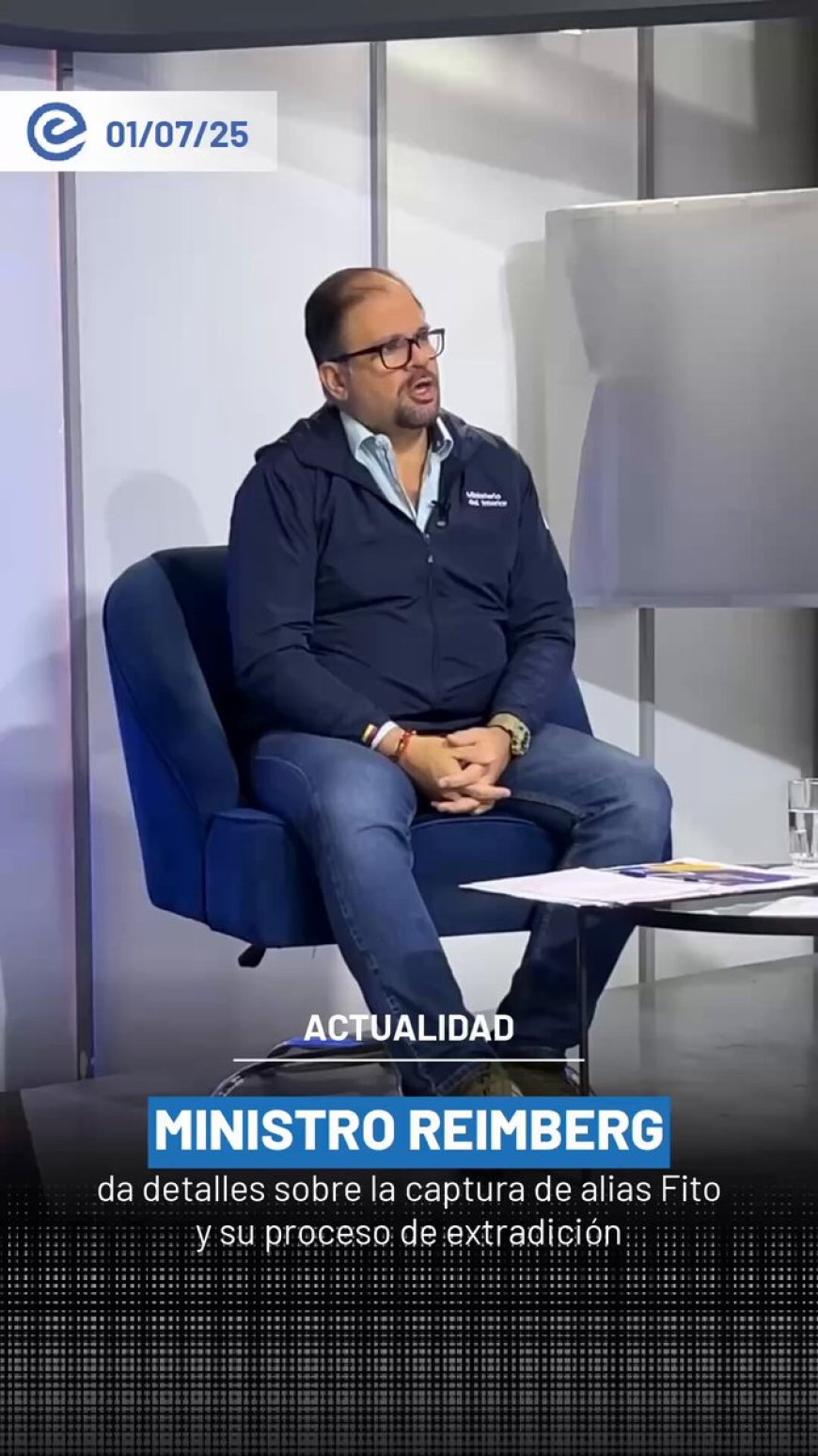 Captura de alias 'Fito' desata proceso de extradición según Ministro del Interior