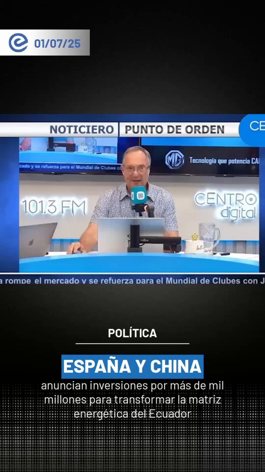 Presidente Noboa asegura inversión millonaria en China y España para energía renovable en Ecuador