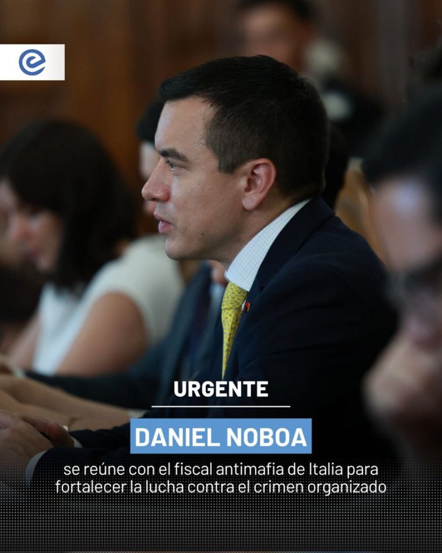 Ecuador y Italia se unen contra el crimen organizado: Acuerdo estratégico en Roma