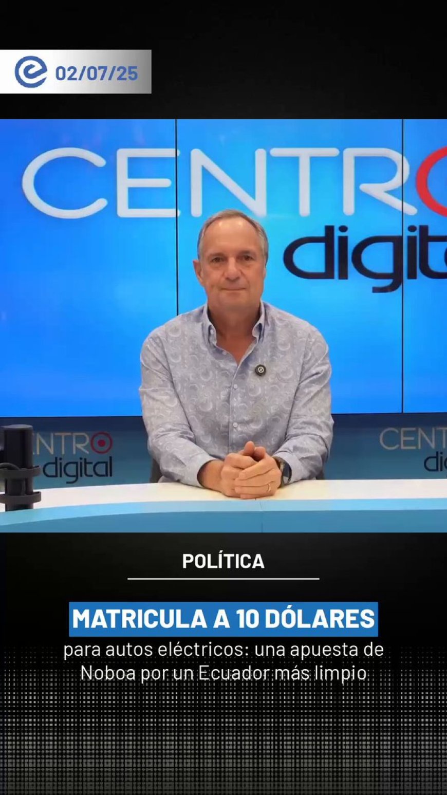 Matrícula de autos eléctricos se reduce a 10 dólares en Ecuador