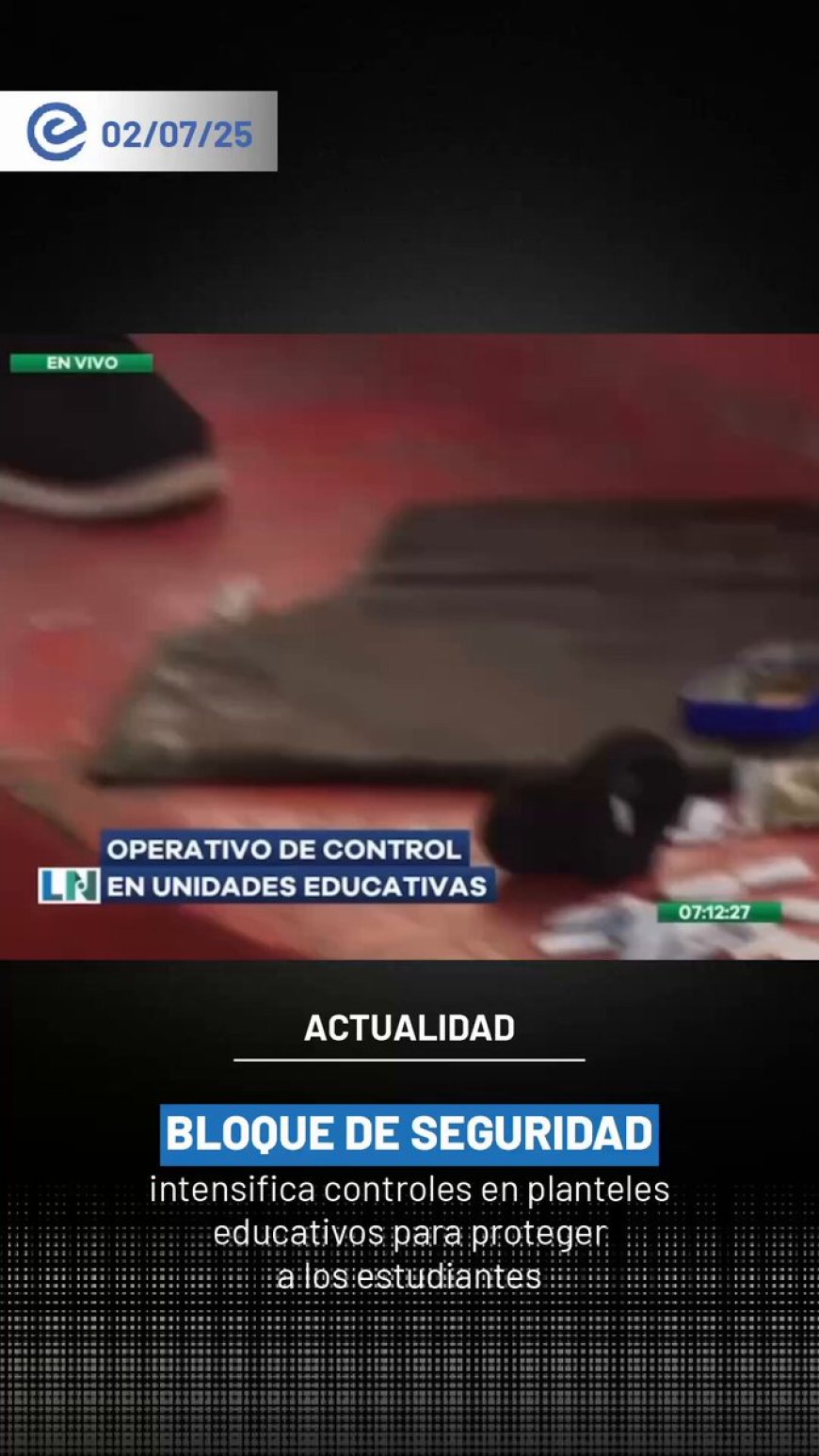 Gobierno actúa para proteger a la niñez cerca de escuelas en Ecuador