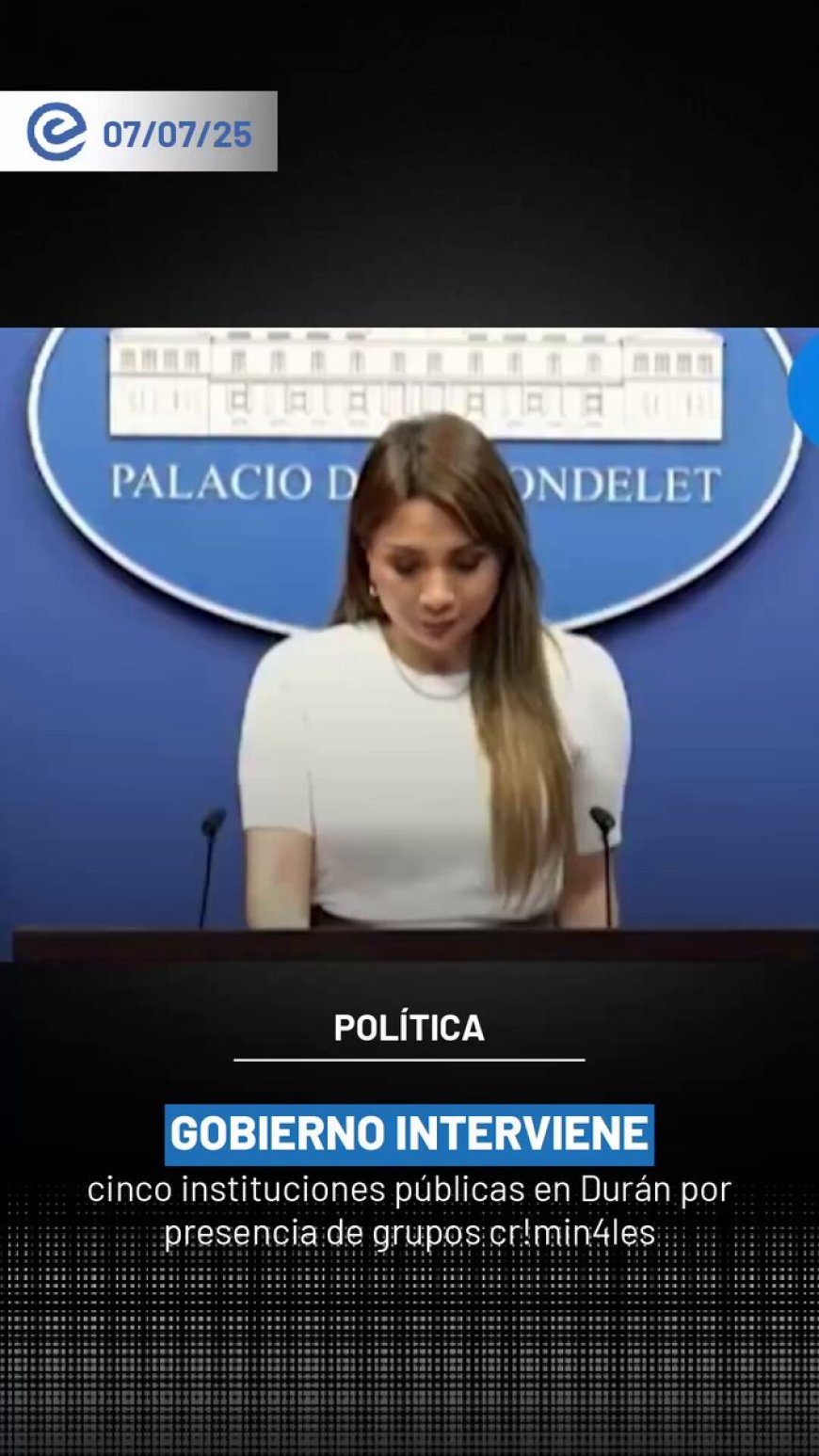 Durán bajo intervención: bloque de seguridad allana instituciones municipales