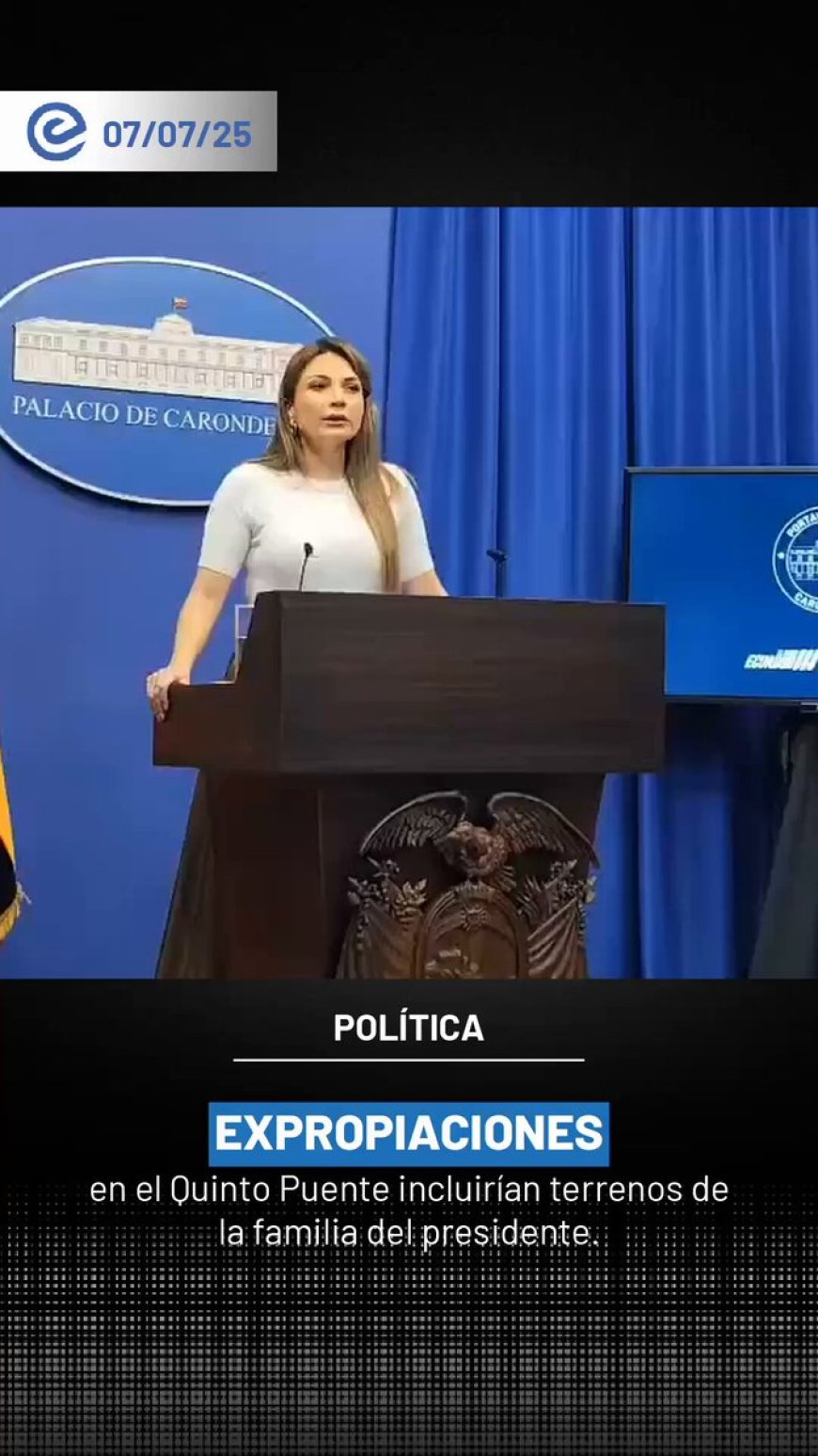 Expropiaciones en el Quinto Puente: ¿terrenos de la familia Noboa en la mira?