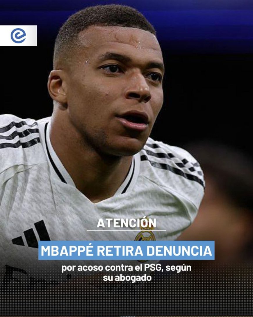Mbappé retira denuncia por acoso moral contra el PSG