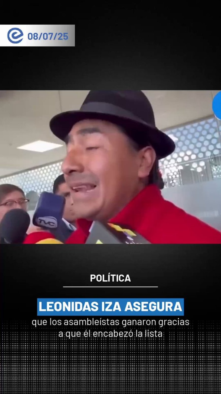 Tensión en Pachakutik: Iza critica a asambleístas y convoca congreso