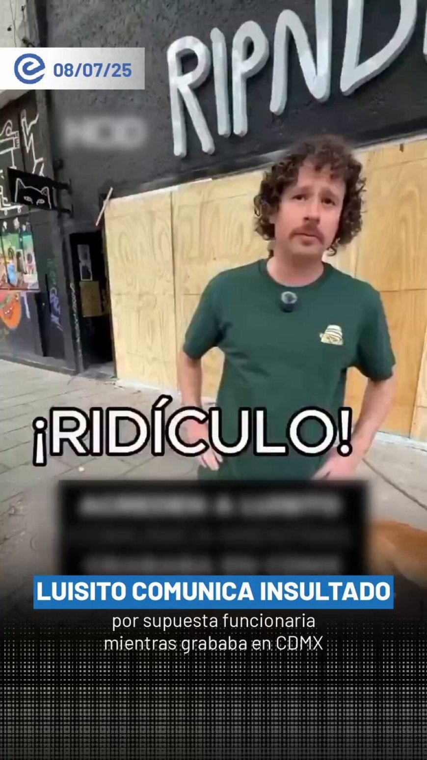 Luisito Comunica es increpado durante marcha en CDMX