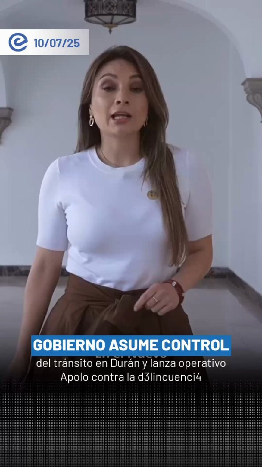 El Gobierno Nacional asume el control del tránsito en Durán