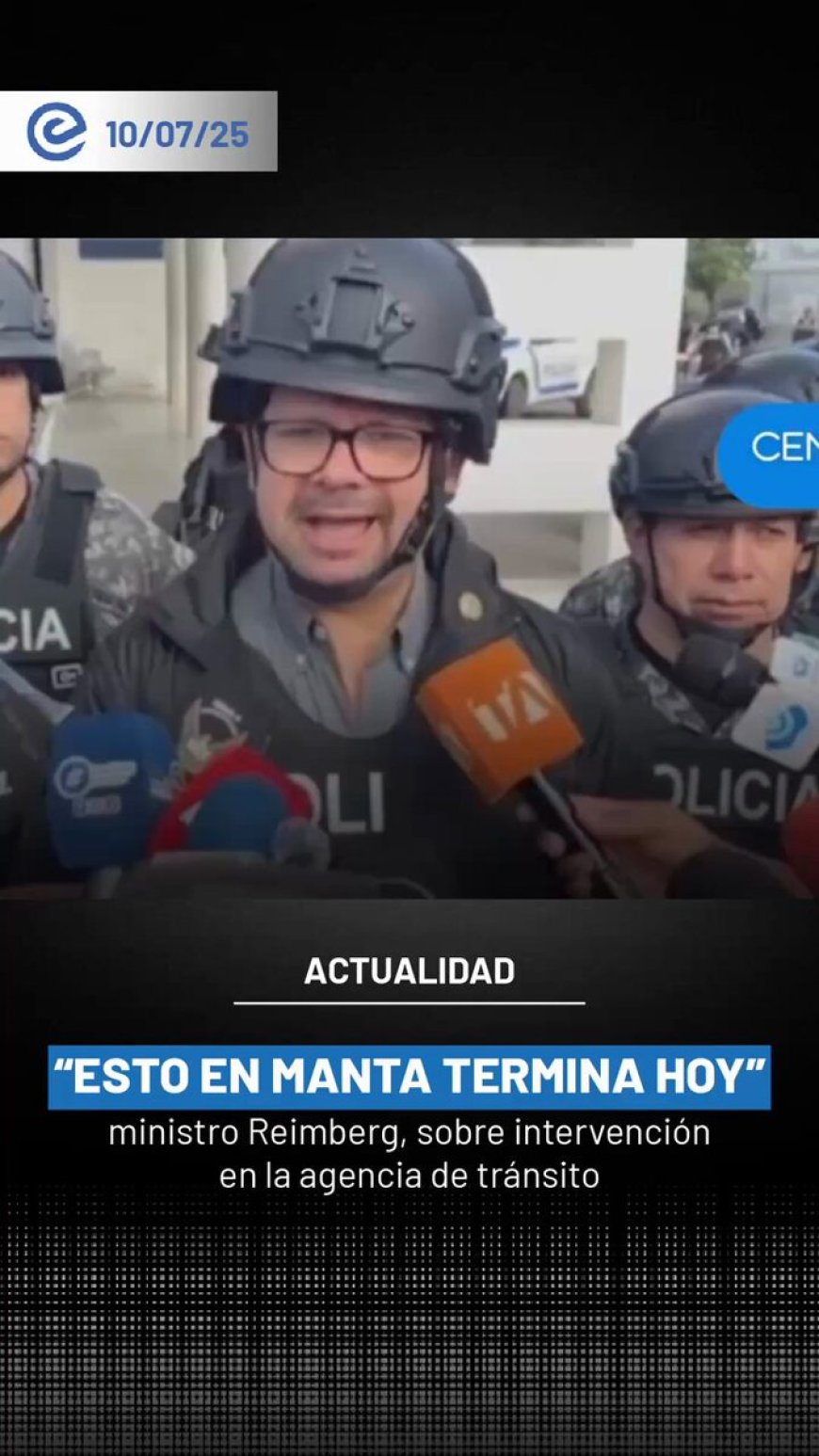 Intervención en la Agencia de Tránsito de Manta: Vínculos Criminales al Descubierto
