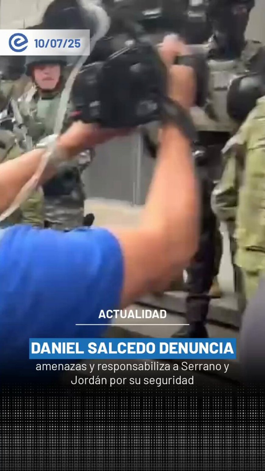 Daniel Salcedo rompe el silencio: "Temo por mi vida"