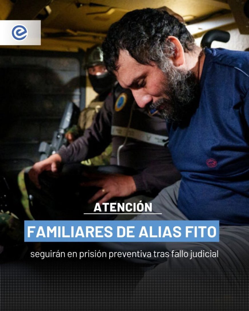 Alias Fito acepta extradición: Primer caso en Ecuador