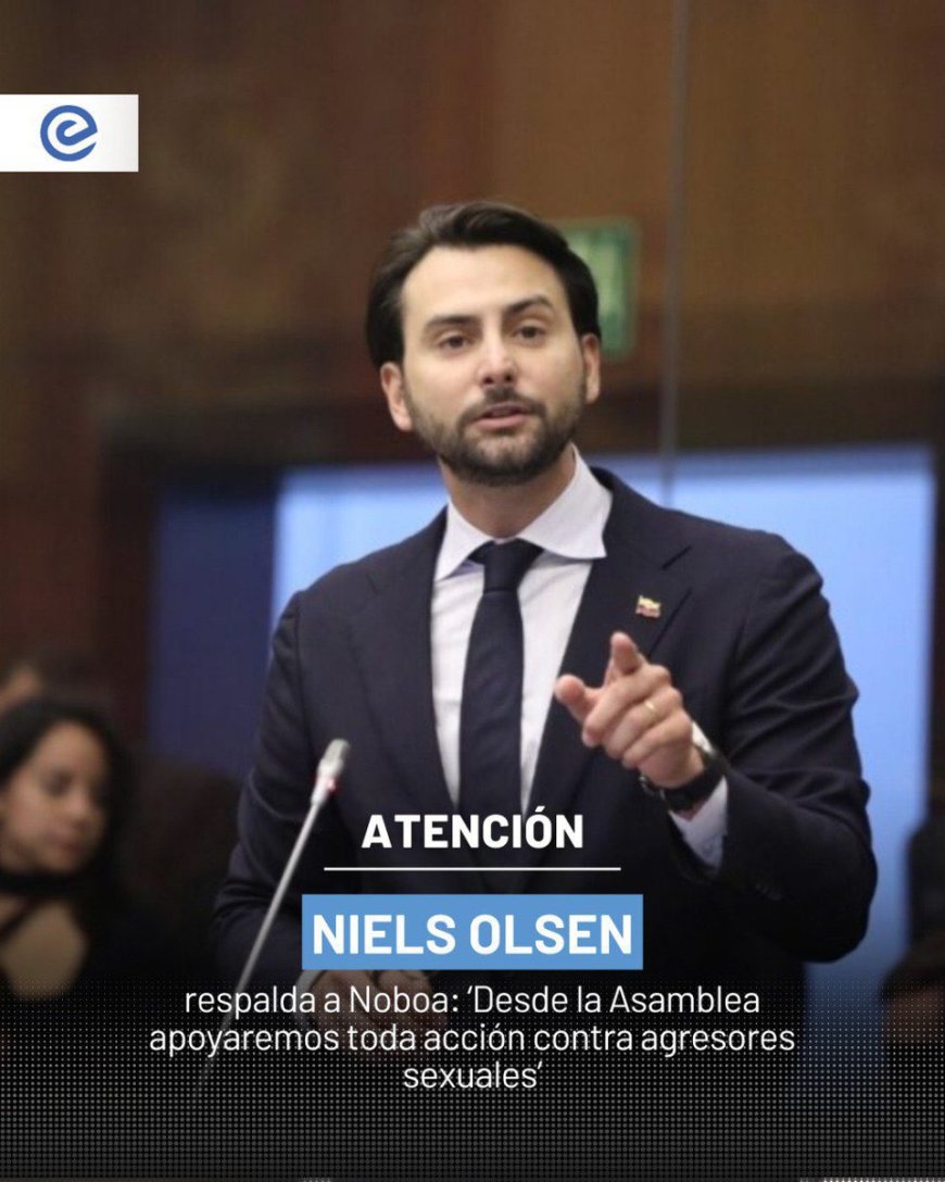Noboa propone reforma constitucional contra delitos sexuales