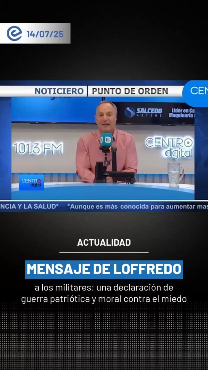 Ministro Loffredo: Soldados enfrentan al crimen con coraje y legalidad en Ecuador
