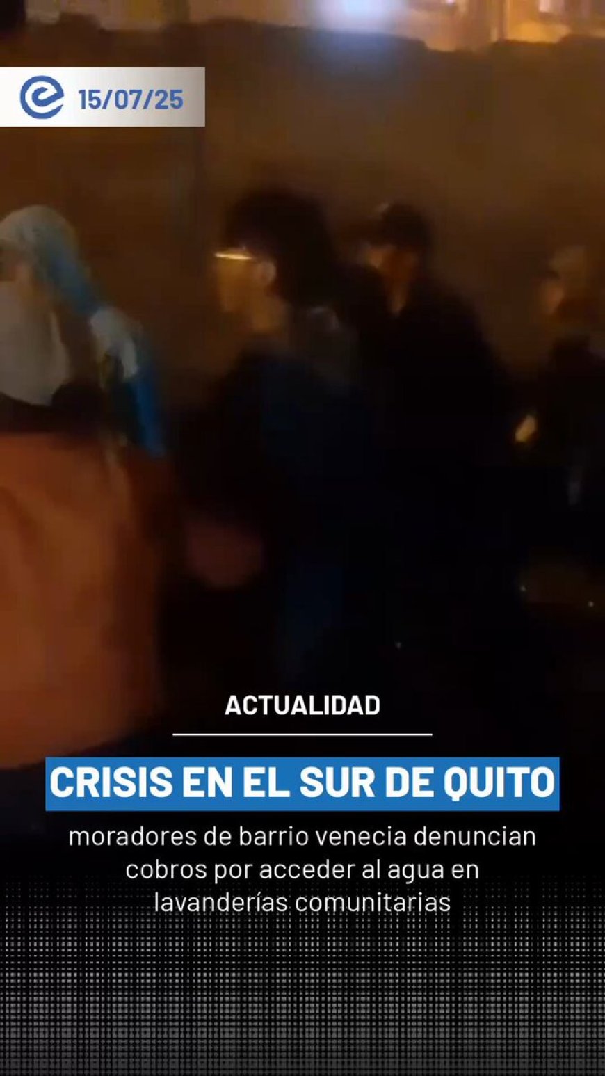 Más de 200 sectores de Quito afectados por suspensión de agua | Vecinos denuncian cobros indebidos