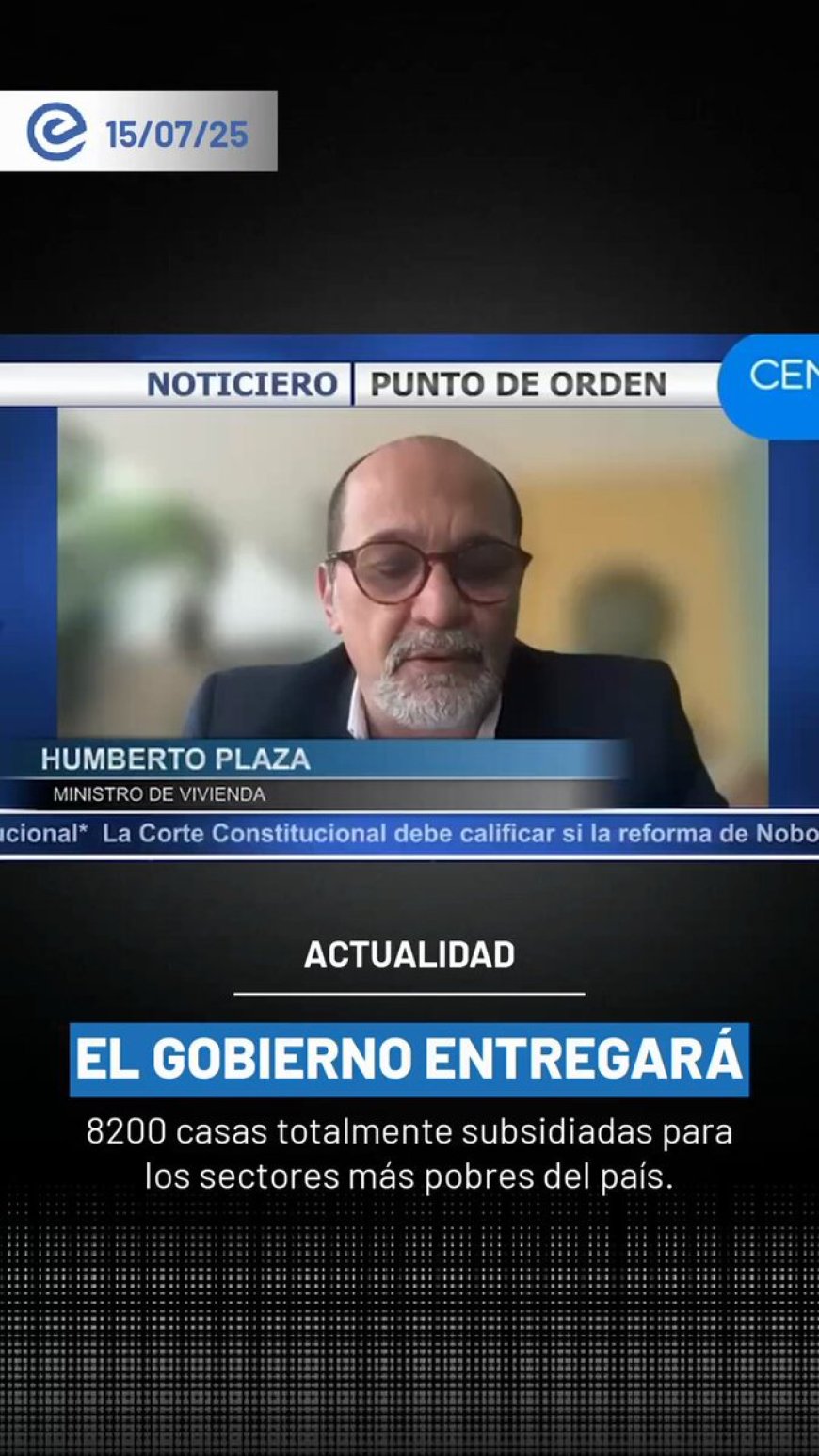 Gobierno prioriza dignidad habitacional en Ecuador