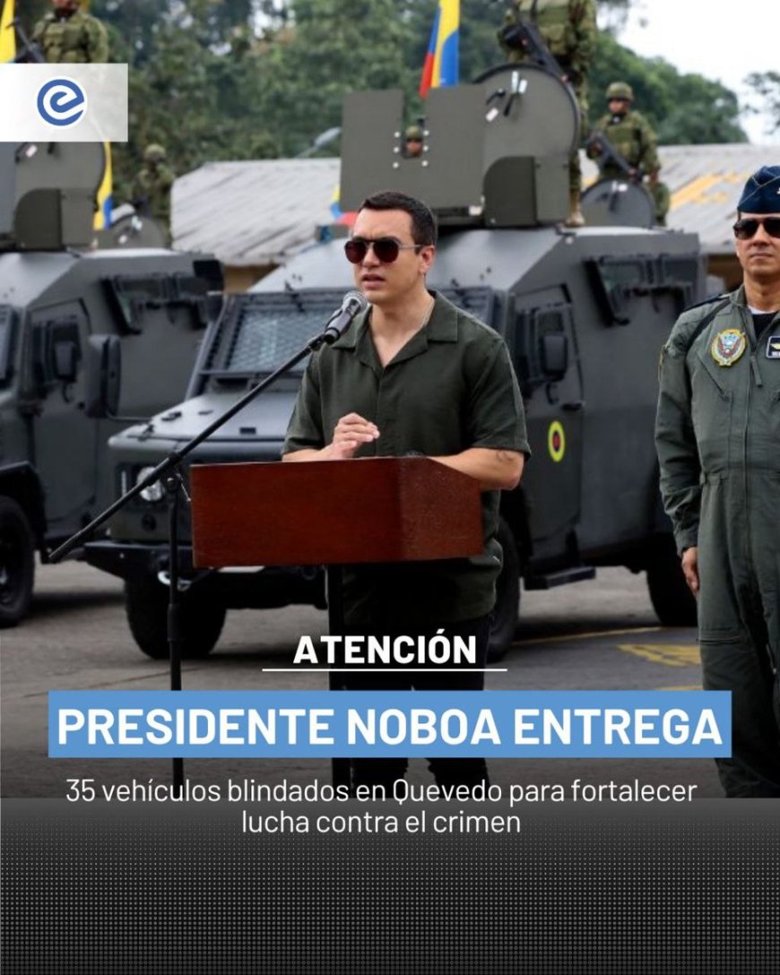 Presidente Noboa fortalece ofensiva contra el crimen en Ecuador