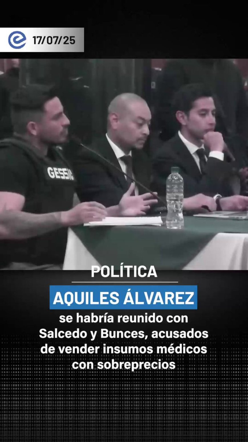 Revelan reunión de Aquiles Álvarez con Daniel Salcedo y empresario investigado